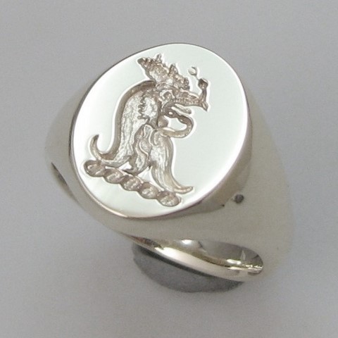 cockerel crest ring