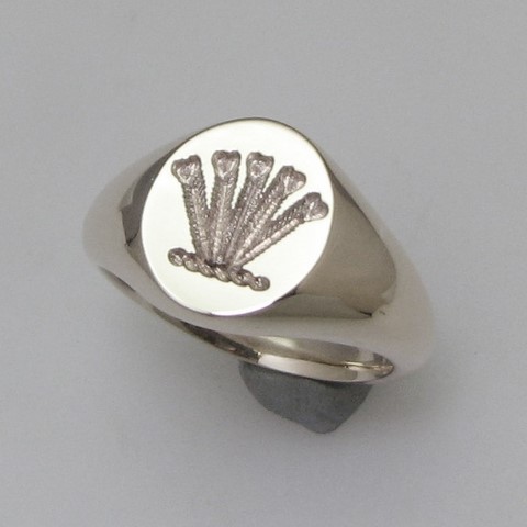 trade price five feathers crest ring